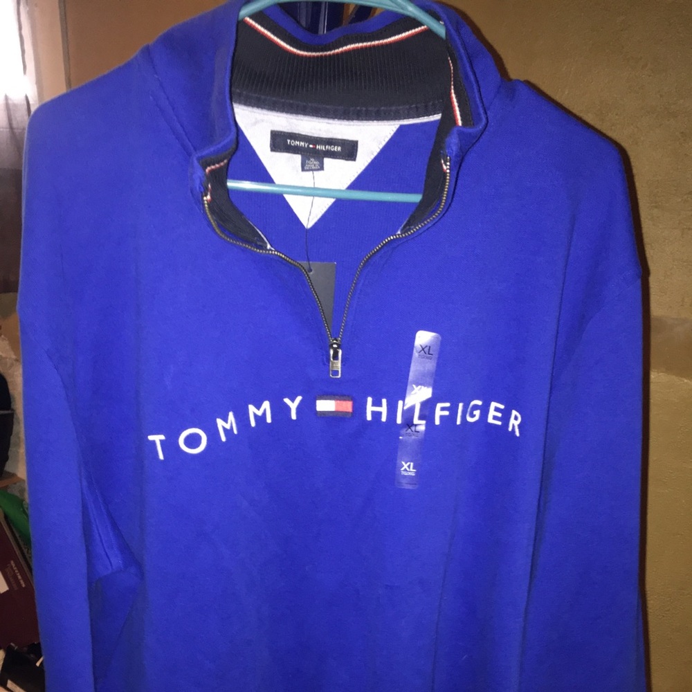 XL blue sweater Hilfiger